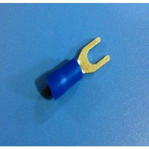 SV2-3.2 Fork Type Pre Insulated Wiring Terminals Blue 1000pcs for AWG