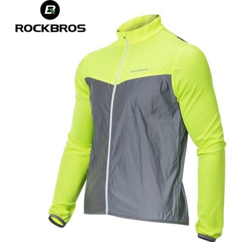ROCKBROS Bike Bicycle Reflective Outdoor Vest Running Safety Cycling Jersey Sleeveless Breathable Vest Night Walking Vest Coat
