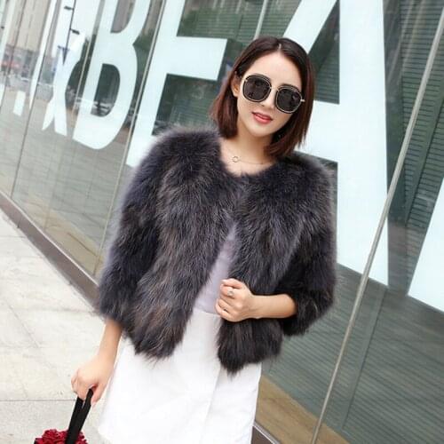 Topcoat Of Fur Natural Fur Fur Coat For Women Winter Winter Season Haining Tops New Fox Fur Coat Dress Special Offer Raccoon Hai