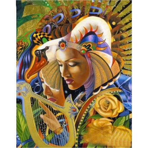 5D diamond embroidery Abstract woman pattern full resin diamond mosaic picture home decor diy diamond painting cross stitch kits