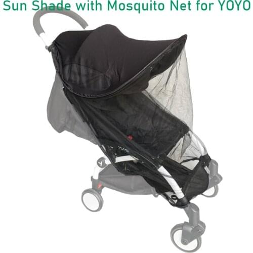Baby Stroller Accessories Sun Shade with Mosquito Net For Babyzen YOYO YOYA Stroller