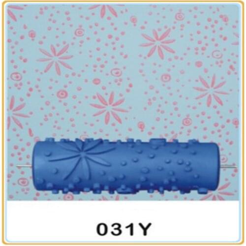 Free shipping Pattern Paint Rubbe Roller for Wall Decoration Tools decorative wall paint roller without hand grip home DIY