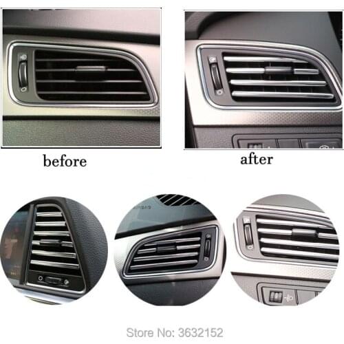 3M U Style Car Styling Interior Decoration Strips Air Conditioning Outlet For Lada kalina granta priora niva largus samara vesta