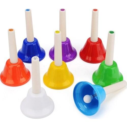 Kids Toy Baby Musical Instrument Toys Eight Tone Touch Clock Early Education Play Toys Enlightenment Instrument Child Gift