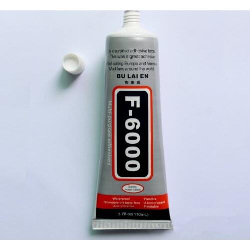 F6000 110ml Multipurpose Industrial Adhesive For Crafts Jewelry Rhinestone DIY Fix Phone Screen Glass Super Liquid Glue Nail Gel