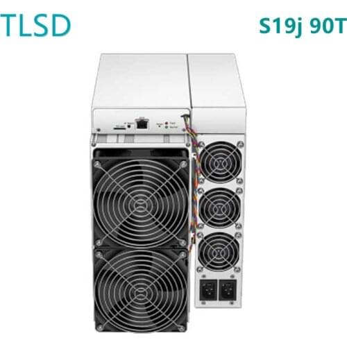 TLSD Used Antminer S19j 90T Bitcoin Mining Machine with Power Supply