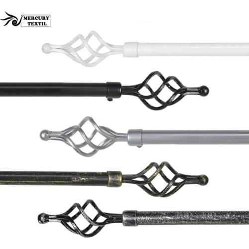 MERCURY textile simple bar forging Universal Extensible, extendable decorative curtain bar