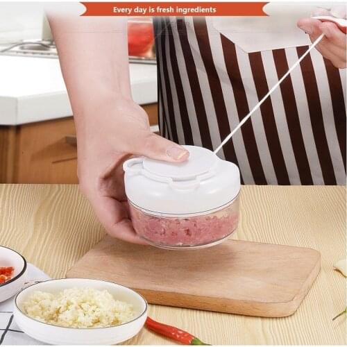 Mini Garlic Chopper Kitchen Gadgets Condiments Slicer Meet Cutter Masher Grinder Crusher