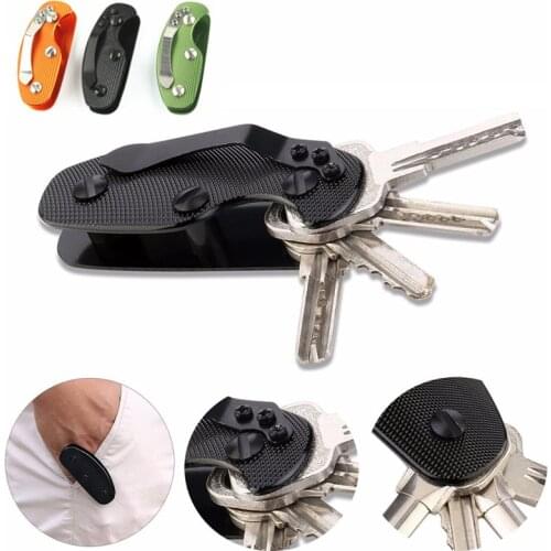 EDC Multifunctional gear key keychain holder folder clamp pocket tool organizer collector smart clip bar gadget outdoor travel