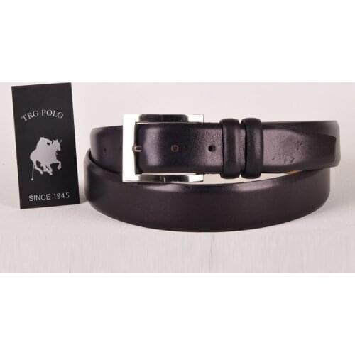 Trg Polo 10633 Real Leather Classic Men Belt, Four Different Colors, 3,5 CM Height, 105-135 Cm Length, Custom Logo Design