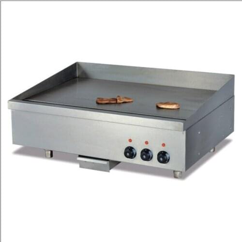 Table top electric griddle grill cast iron