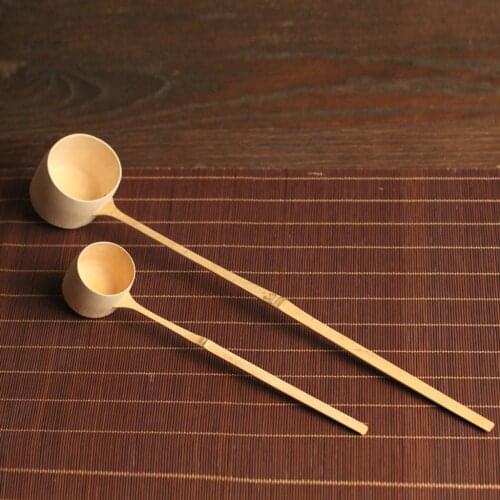 Natural Bamboo Water Ladle Bailer Water Dipper Home Garden Tea Ceremony Japanese Style - 20cm / 34cm Choose