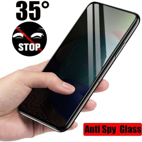 Anti Spy Full Cover Tempered Glass for Samsung Galaxy A51 5G 6.5" 2020 SM-A516F/DSN SM-A516U SM-A515U Privacy Screen Protector