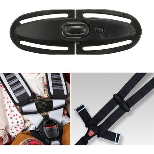 SEKINEW Baby Car Safety Strap Lock Buckle Latch Harness Chest Child Seat Belt Clip Knots