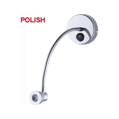 Switch Led Goosebneck Wall Lighting Morden Wall Lighting 3W Aluminum Headboard Reading Lamp