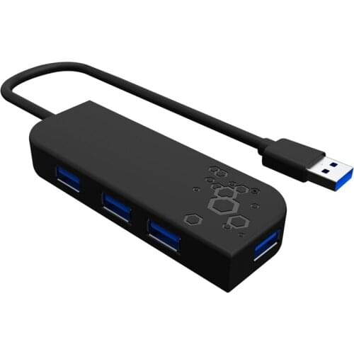 USB3.0 Hub 4 Ports USB 3.0+Type C Docking Station for Multi-Device Computer Laptop Splitter Adapter USB Hub