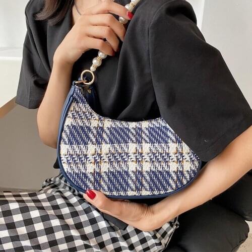 High Quality Designer Women Messenger Bag Women All-match PU Leather Handbags Purse New Trendy Fashion Lattice Shoulder Bag