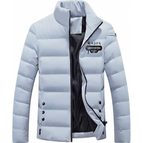 Winter Cotton-padded Clothes Mens Thick Cotton-padded Jacket Korean-style Slim Fit Stand-Collar Jacket Thick Mens Casual Stand