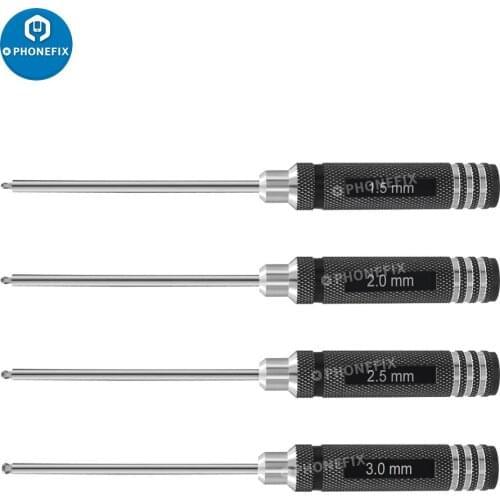 1.5/2/ 2.5/3mm Hex Screw Driver Set Hexagon Screwdriver Wrench Tool Kit for RC Models Helicopter Car Boat Drone Repair