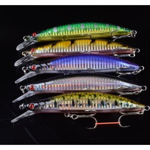 1pcs 13cm 23g Isca Floating Fishing Lure Minnow Aritificial Laser Wobblers Crankbait Hard Plastic Fishing tackle Pesca 3D Eyes
