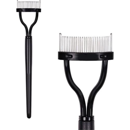 1pc Women Eyelash Comb Lash Separator Lift Curl Metal Brush Beauty Makeup Tool 4235