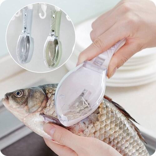 1pc Fish Skin Brush Scraping Fishing Scale Brush Graters Fast Remove Fish knife Cleaning Peeler Scaler Scraper mutfak malzemeler