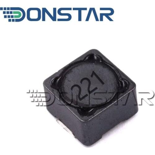 10PCS Power Inductance 220UH 12*12*7mm 12*12*7 CD127R 221 Shielded inductor SMD power inductor 220 UH