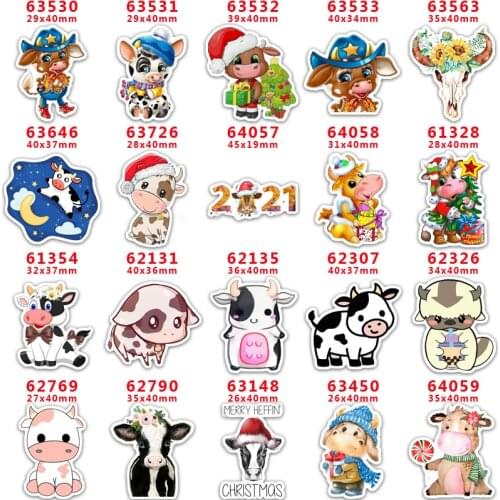 10 Pcs Cartoon Planar Resin Cabochons PR63530