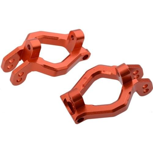 2 Pcs HongNor HNR H9801 RC Monster Truck Aluminum Alloy Steering Hub C Carrier Base C Upgrade Parts P980005 (H98018)