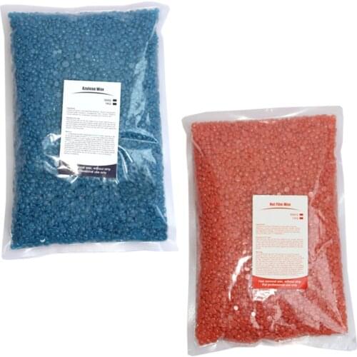 2Bags Pearl Bikini Depilatory Hard Wax Beans Pellet Body Hair Removal 1KG