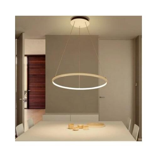 AC85-265V round chandelier for kitchen chandelier chandelier rings aluminum suspended chandelier luster