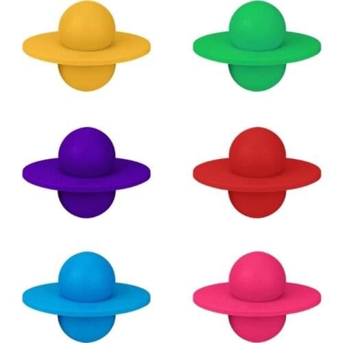 Vestibule Balancing Pogo Jump Ball, Pogo Ball Bounce Stand with 100kg Load Bearing for Bone Healthy Development 69HE