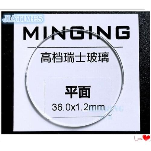 Free Shipping 10pcs 1.2mm Thick Round Plane Mineral Watch Glass for Watch Repair
