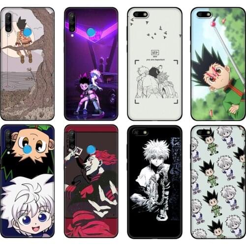 Black tpu Case For Huawei Honor 20 Lite 10 10i 20S 30S 30 Case Honor 7A 7s 7C 5.7 Case Hunter Hunter HxH Gon hisoka Kurapika