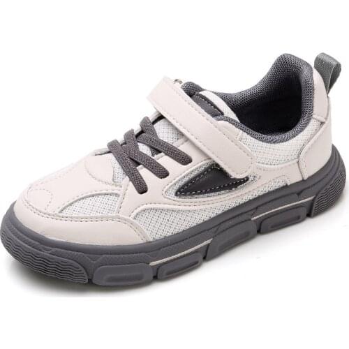 Childrens Sneakers Of Girls Size 26-36 Breathable Boys' Tennis Casual Shoes Antislippery Mesh Color Matching Kids Sports Shoes