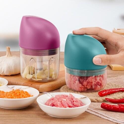 100/250ML Electric Garlic Masher Garlic Press Vegetable Chili Meat Chopper USB Masher Machine Wireless Meat Grinder Kitchen Tool