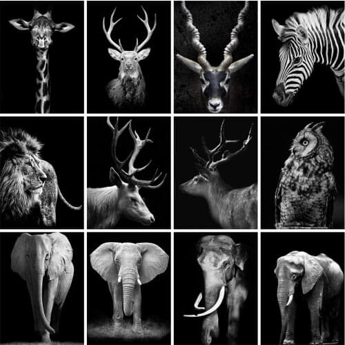 EverShine Diamond Embroidery Animals Cross Stitch Diamond Painting Deer Picture Rhinestones Mosaic Art Kits Handmade Hobby Gift