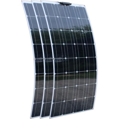 300w rv Camping Flexible Solar Panels for Home Sale House 12v Battery Waterproof Monocrystalline 100 watt 200w Solar Panel