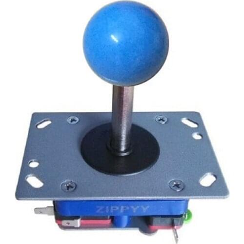 Blue Topball Classic 2/4/8 way Arcade Game Joystick Ball PacMan Pick A Color Zippy JoyStick Long Shaft