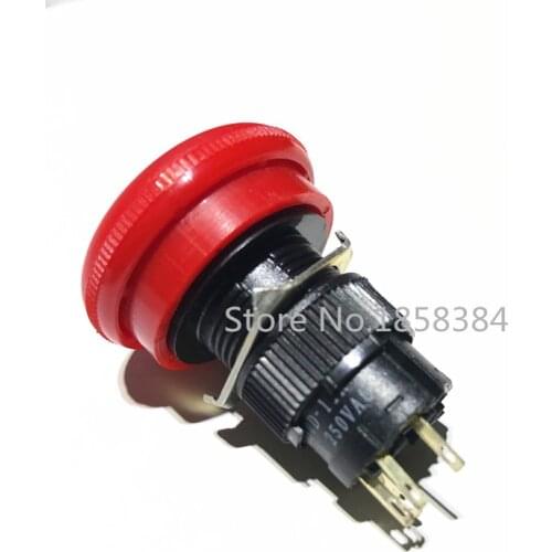 Mushroom head switch emergency stop button 16MM emergency switch KD10D-11R quick stop