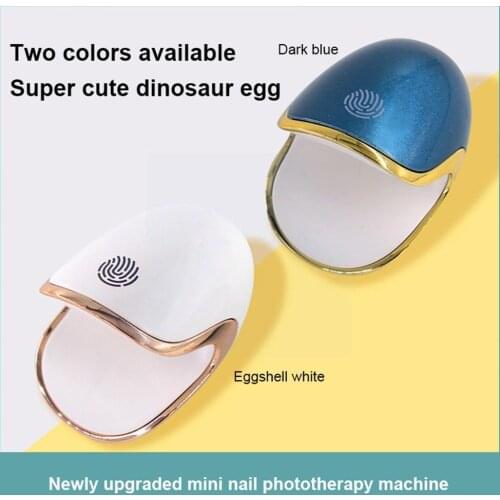 6/3W Dinosaur Eggs Nail Lamp Led Phototherapy Lamp Portable Nail Phototherapy Lamp Mini Quick-drying Hand Non-black Machine H0Z2