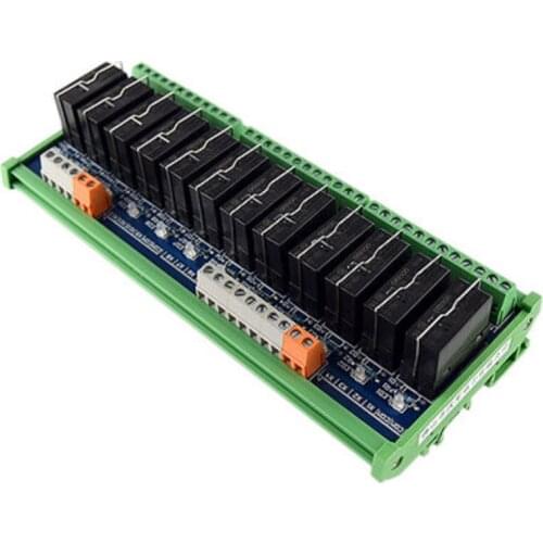 Original Omron Relay Module, 12-way 1NO+1NC 24v Electromagnetic Relay, G2RL-1-E