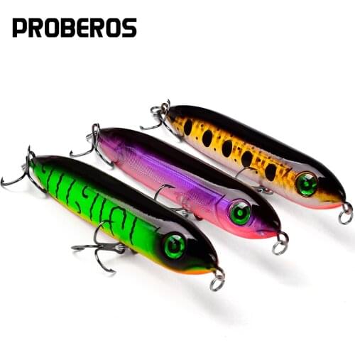 PROBEROS 6PC Fishing Lures 6 Colors/Lot Fishing Baits 4.12"-10.2cm High Quality Lures 0.4oz-11.5g Fishing Tackles 4# hooks