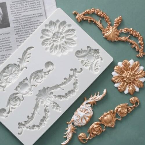 Embossed Totem Silicone Mold Fondant Cakes Decorating Tools Silicone Molds Sugarcraft Chocolate Baking Tools Cakes Gumpaste Form