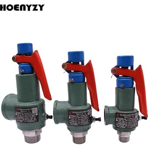 1/2" 3/4" 1" Male Thread Spring Type Relief Valve A28H-16 DN15/DN20/DN25 Safety Release Valve for Air Tank boiler A28W