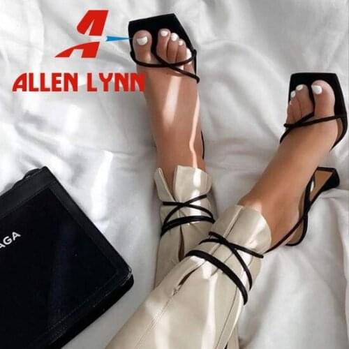 Female Narrow Band Concise Sexy Fashion Sandals For Women 2021 Open Toe Ankle Strap Strange Thin High Heels Summer Shoes