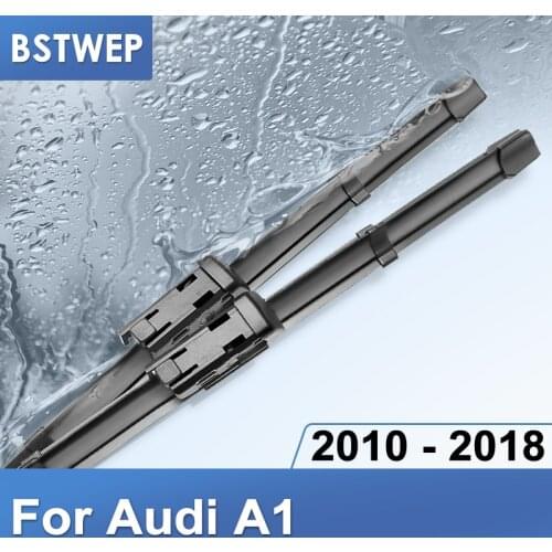 BSTWEP Wiper Blades for Audi A1 Fit Push Button Arms 2010 2011 2012 2013 2014 2015 2016 2017 2018