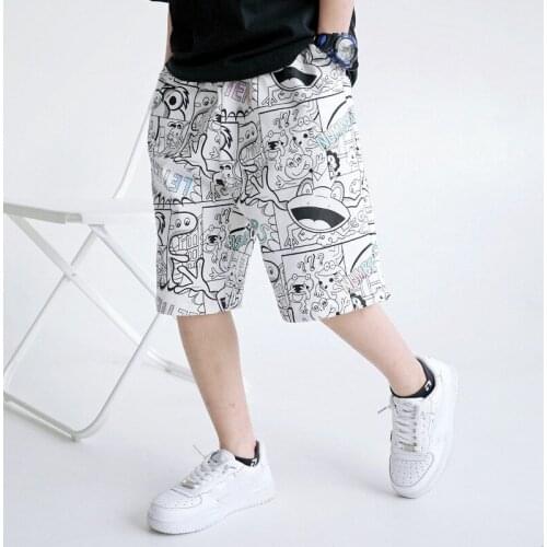 Children Summer Shorts Cotton Cartoon Elastic Waist Shorts Boys Girls Fashion Sports Pants Toddler Panties Kids Beach Clothing