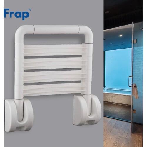 Frap Shower Chair Shower Chairs For Elderly Shower Seat Wall Mounted Folding Stool Toilet Shower Chair Saving Bathroom F8131