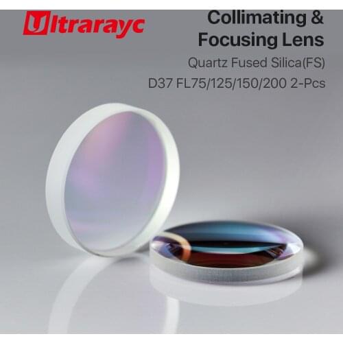 Cloudray Spherical Focusing Lens D37 F100 F150mm Raytools Quartz Fused Silica Lens for Raytools Laser Head BM114S WSX NC60